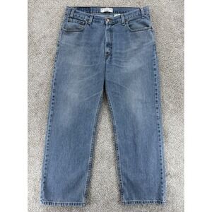 Vintage Levis Signature Straight Jeans Mens 32x30 Blue Relaxed Work Worn Y2K '05